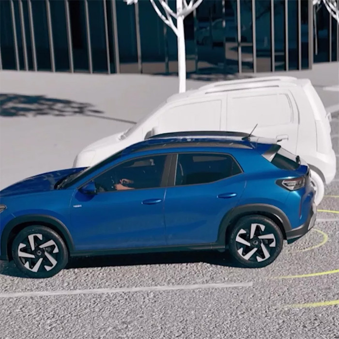 Asistente de salida de estacionamiento